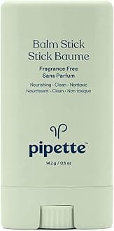 Pipette Baby Balm Stick For Dry and Chapped Skin, Mess-Free, Easy Application, Ultra-Moisturizing, Diaper Balm, Perfect for Travel, 0.5 oz