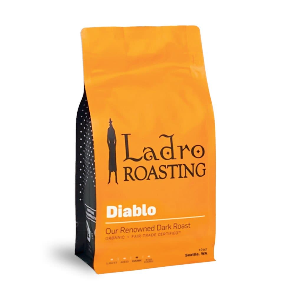 Caffe Ladro Coffee Roasting Company, Diablo Blend, 12oz