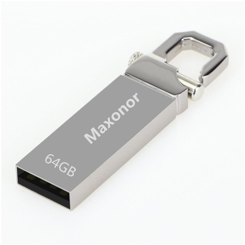 BoqoHyy Metal 64GB USB Flash Drive (Ubo/Silver - Hup64)