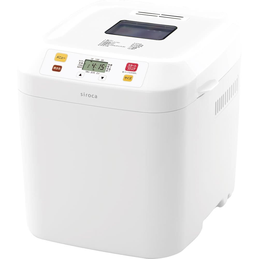 Home bakery: [also make jam/pizza dough/rice cake] 2 loaf corresponding home bakery all 12 menu equipped siroca SHB-112