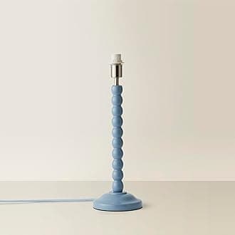 ValueLights | Powder Blue Bobbin Stem Table Lamp Base | Table Lamps, Home Décor & Improvement Essential