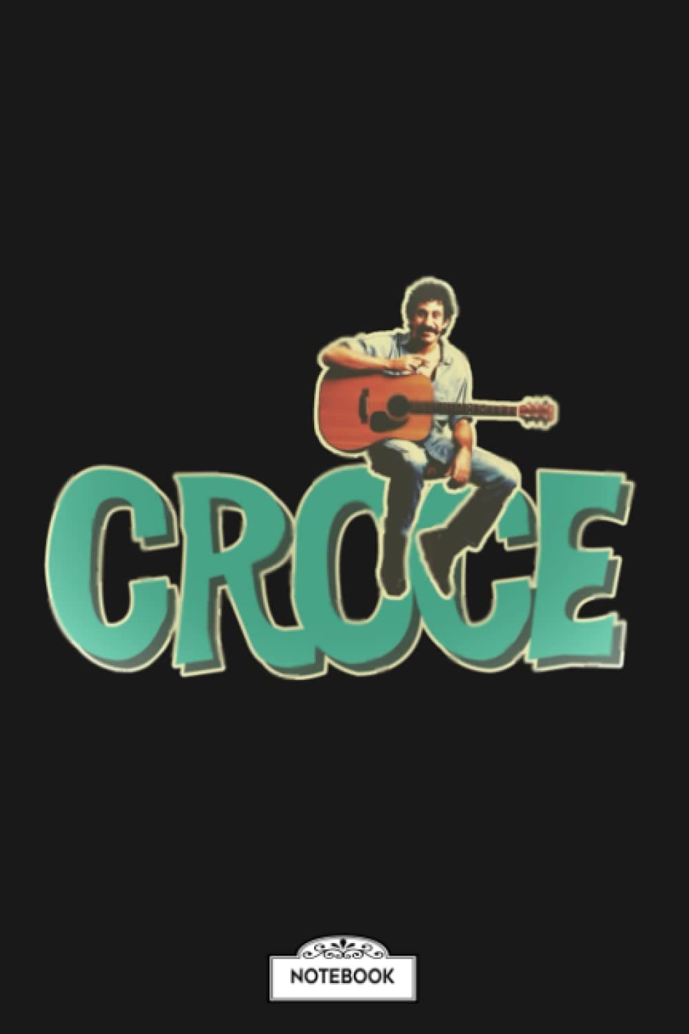 Jim Croce A53252 Notebook: Diary, Journal, 6x9 120 Pages, Matte Finish Cover, Lined College Ruled Paper, Planner