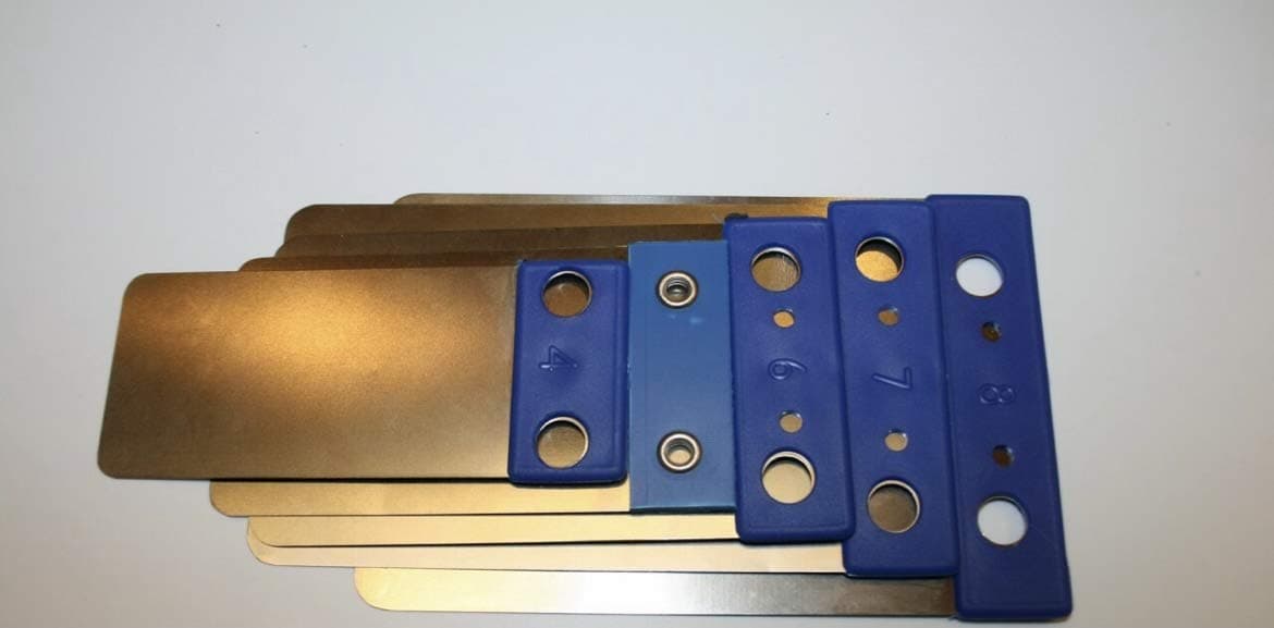 4 Piece Set 536/I Japanese Spatula - Rounded Edges