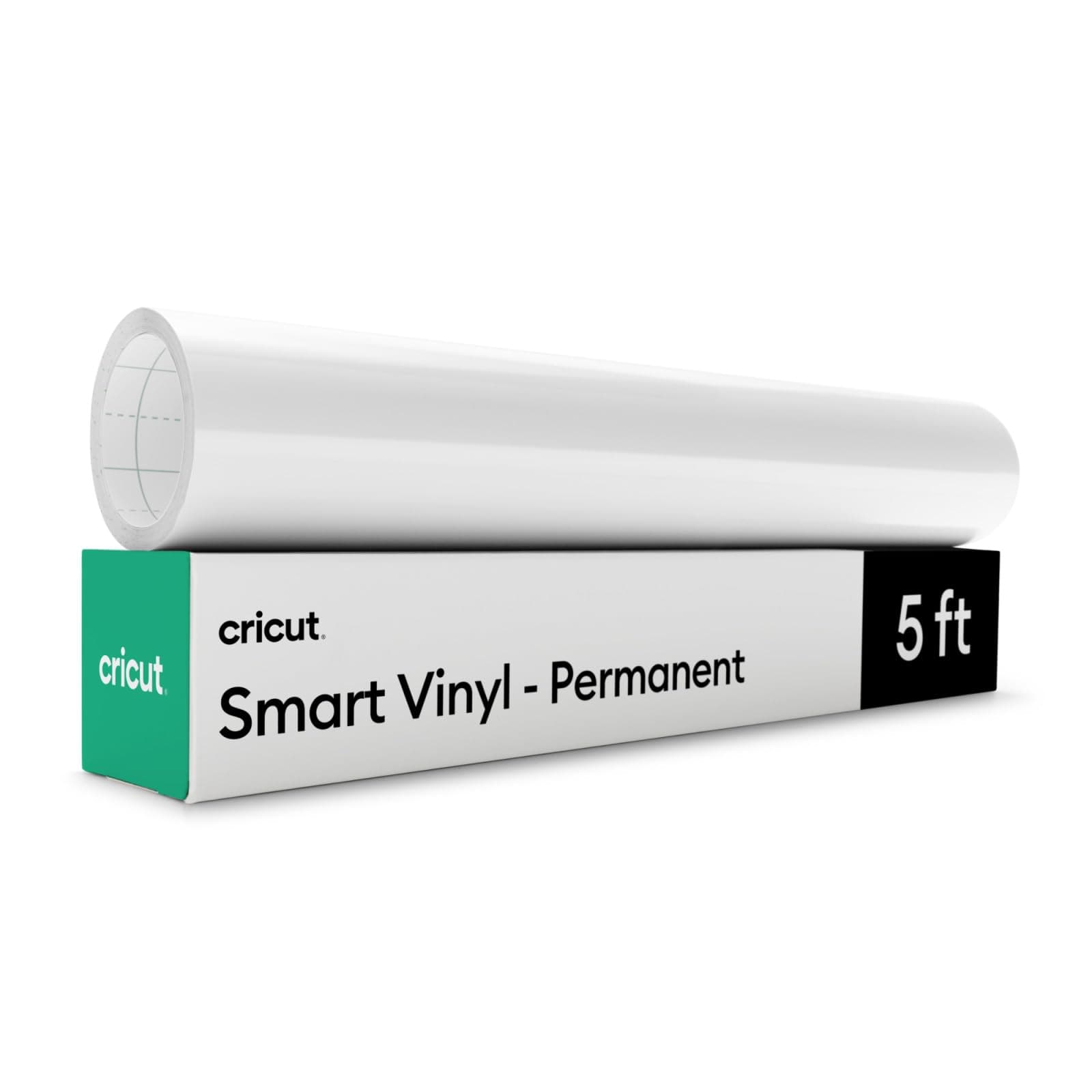Cricut Smart Permanent Vinyl, White (13in x 5ft) - for Maker & Explore Machines