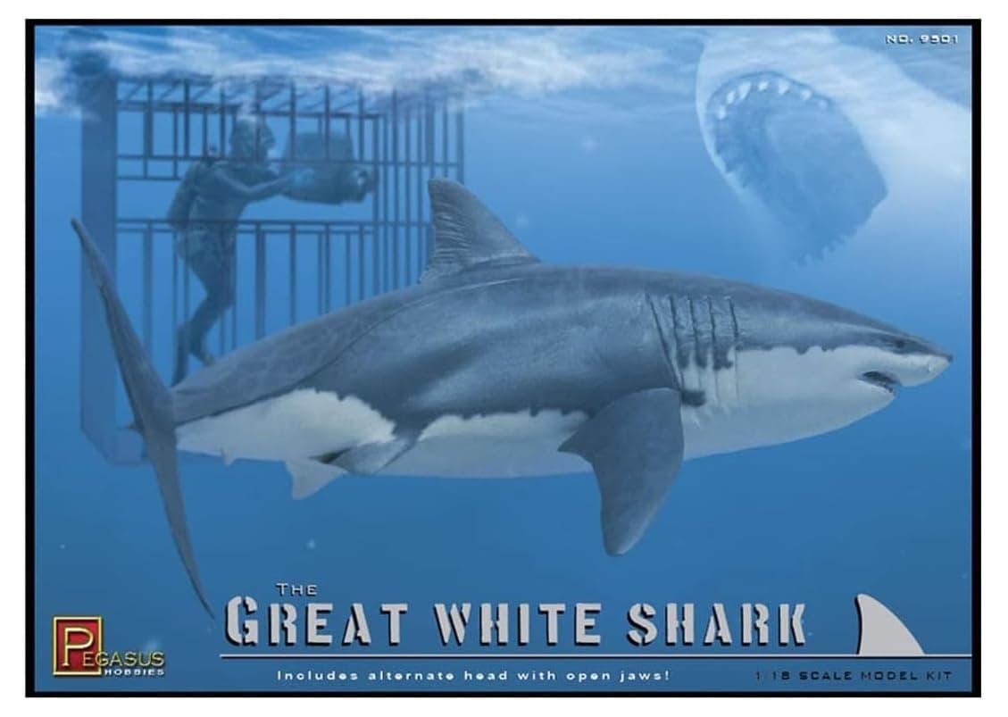 Pegasus Hobbies 9501 1/18 The Great White Shark