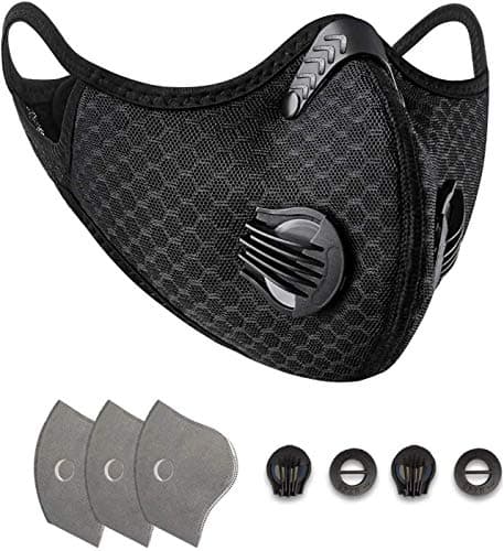 Filters Reusable Anti Dust Unisex Mouth Face Filter Replacement Breathable Earloop Anti Smoke Pollution Pollen for Cycling, Running, Outdoor Sports