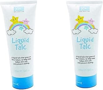 Liquid Talc Lotion 200ml (Pack of 2) - Protects baby skin and prevents chafing