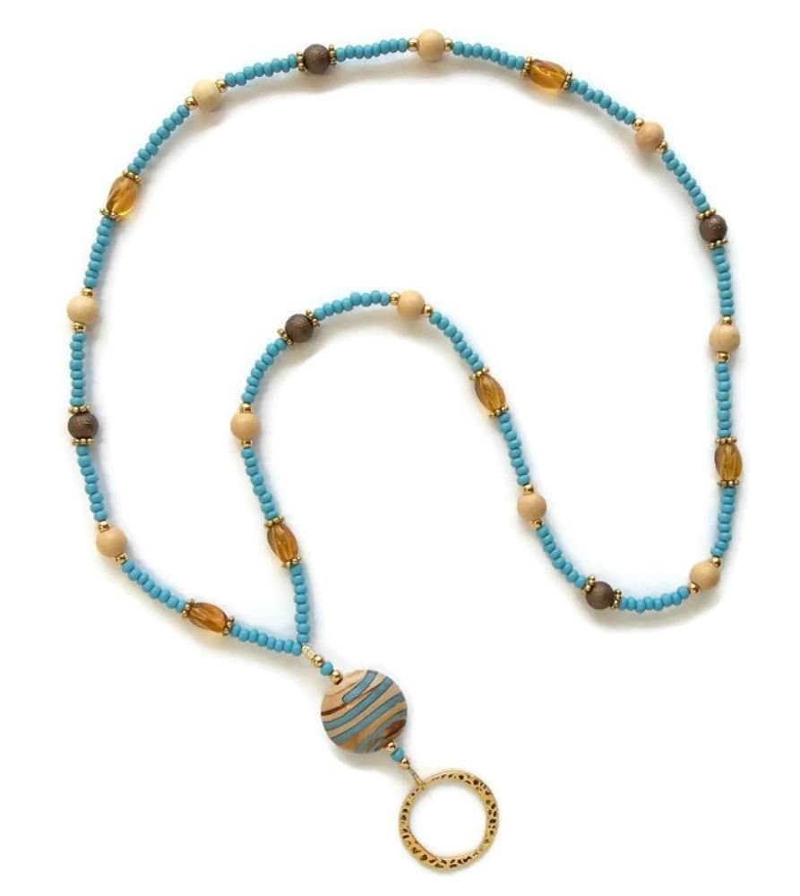 Bead KIT DIY Beaded Lanyard I.D. Badge Name Tag Holder