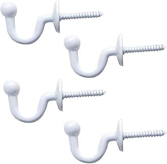 Hdtyyln 2 Pairs European Style Curtain Hook Black Curtain Holdback Hooks Tieb...