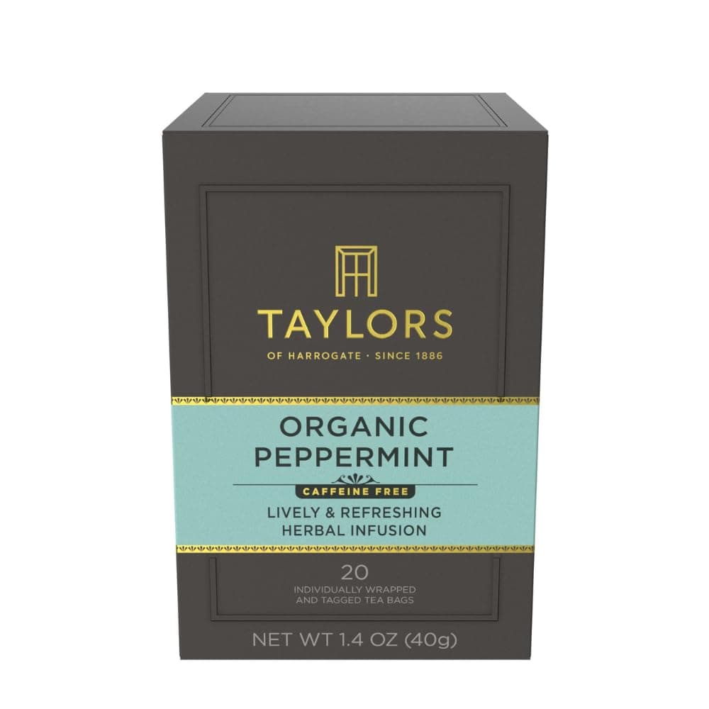 Organic Peppermint Herbal Tea, 20 Teabags
