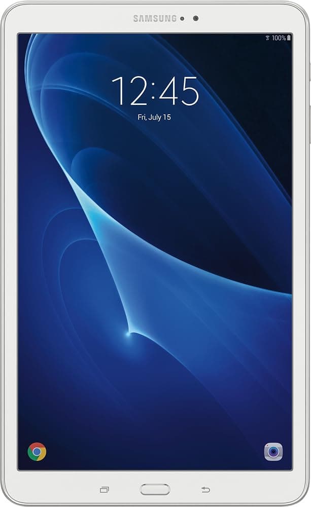 Samsung Galaxy Tab A 10.1 T580 (2016, 10.1-inch) 16GB, WiFi Tablet, White (Renewed)