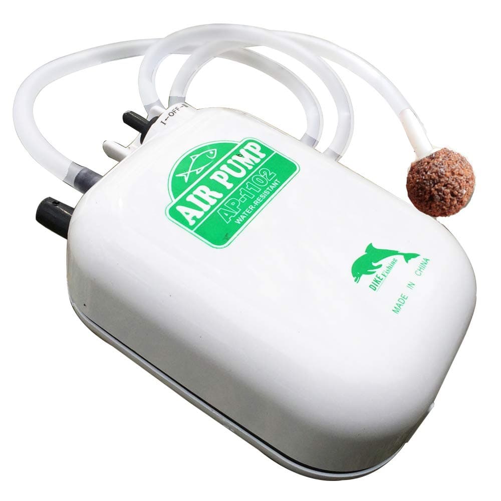 Aerator Fish Pump Bubbler D Cell Battery Operated with Switch On and Off Single Outlet