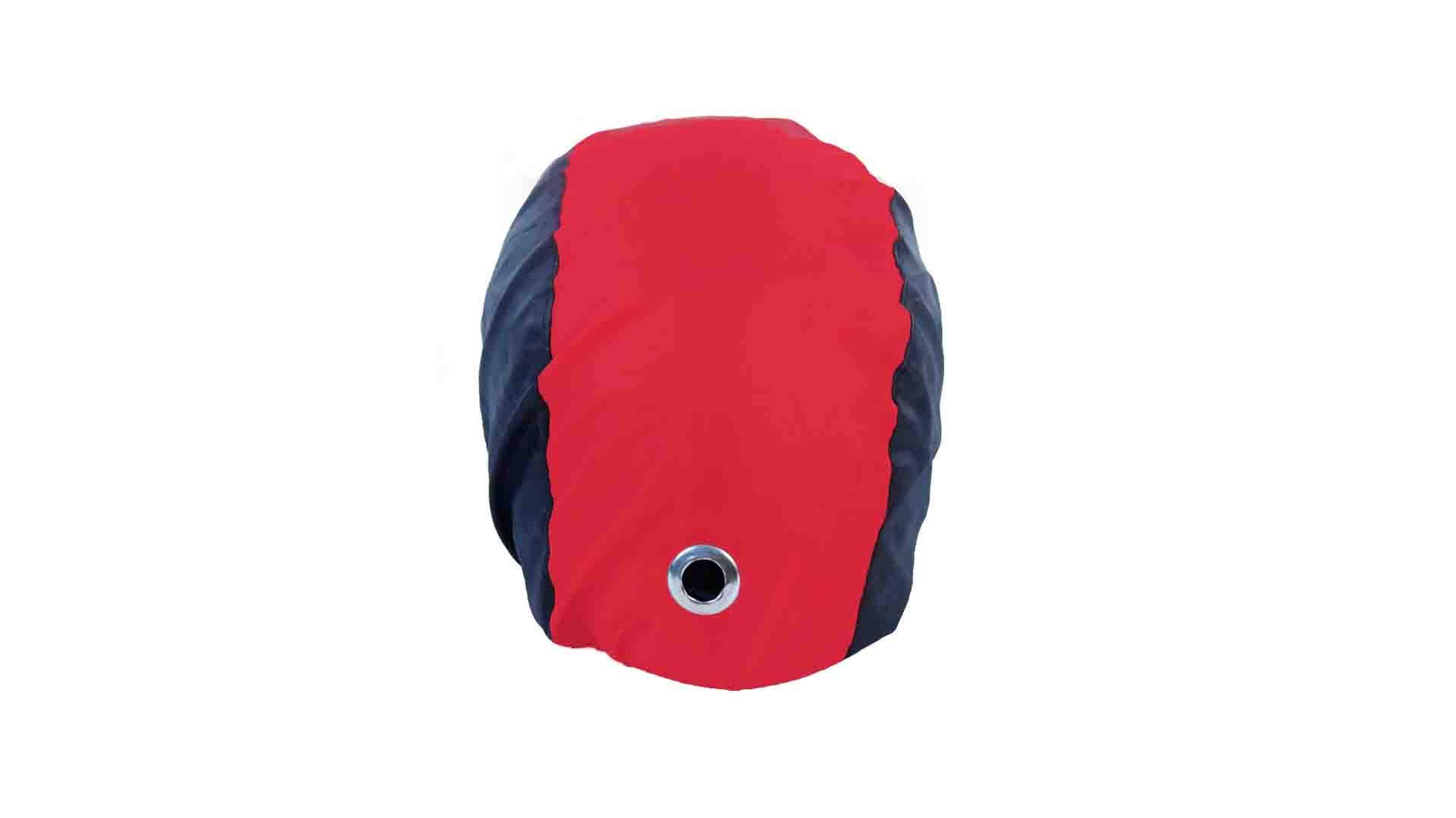 BBI Helmet Cover, Keeps Your Helmet Safe From Dust, Rain And Scratches (Red and Black, Universal Size)