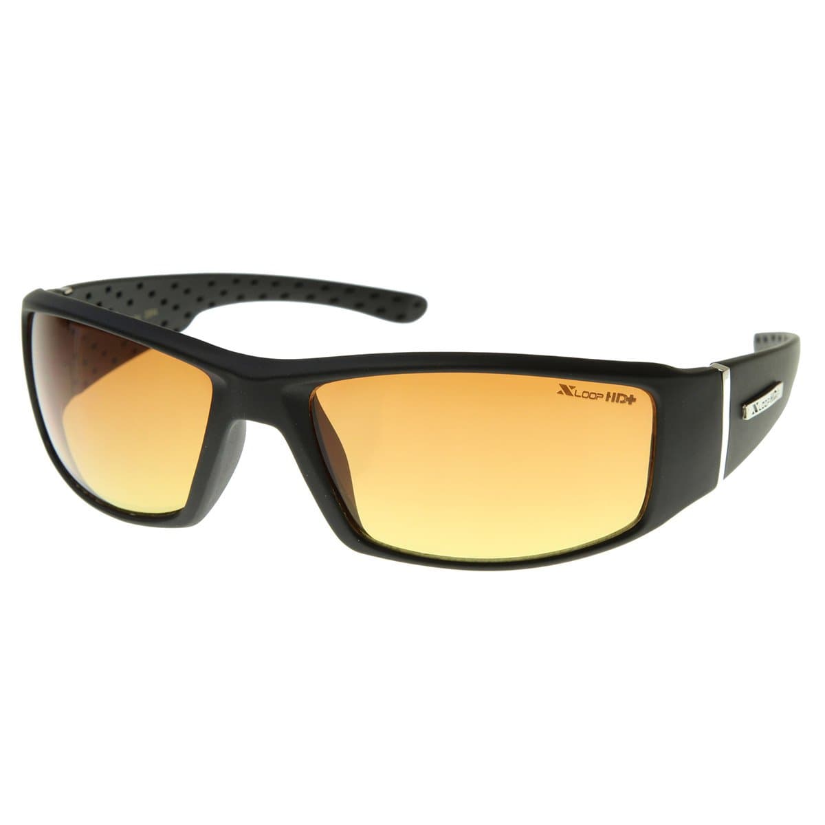 X-Loop HD Active Frame Sports Wrap Sunglasses (Matte Black)