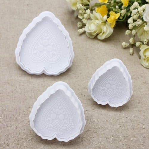 3Pcs Cake Sugarcraft Fondant Decorating Mold