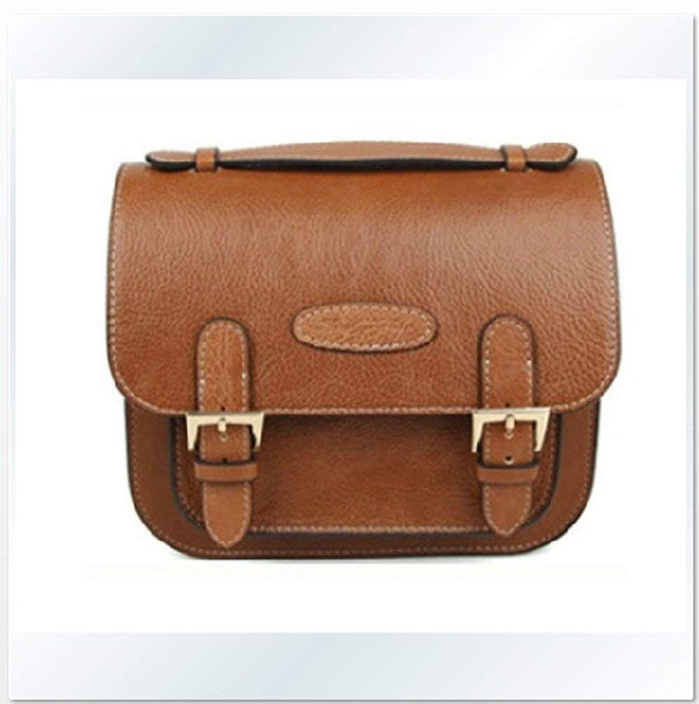 Leather Camera Case Bag for Fujifilm Polaroid Instax Mini8 90 50 7s 25s Retro Brown
