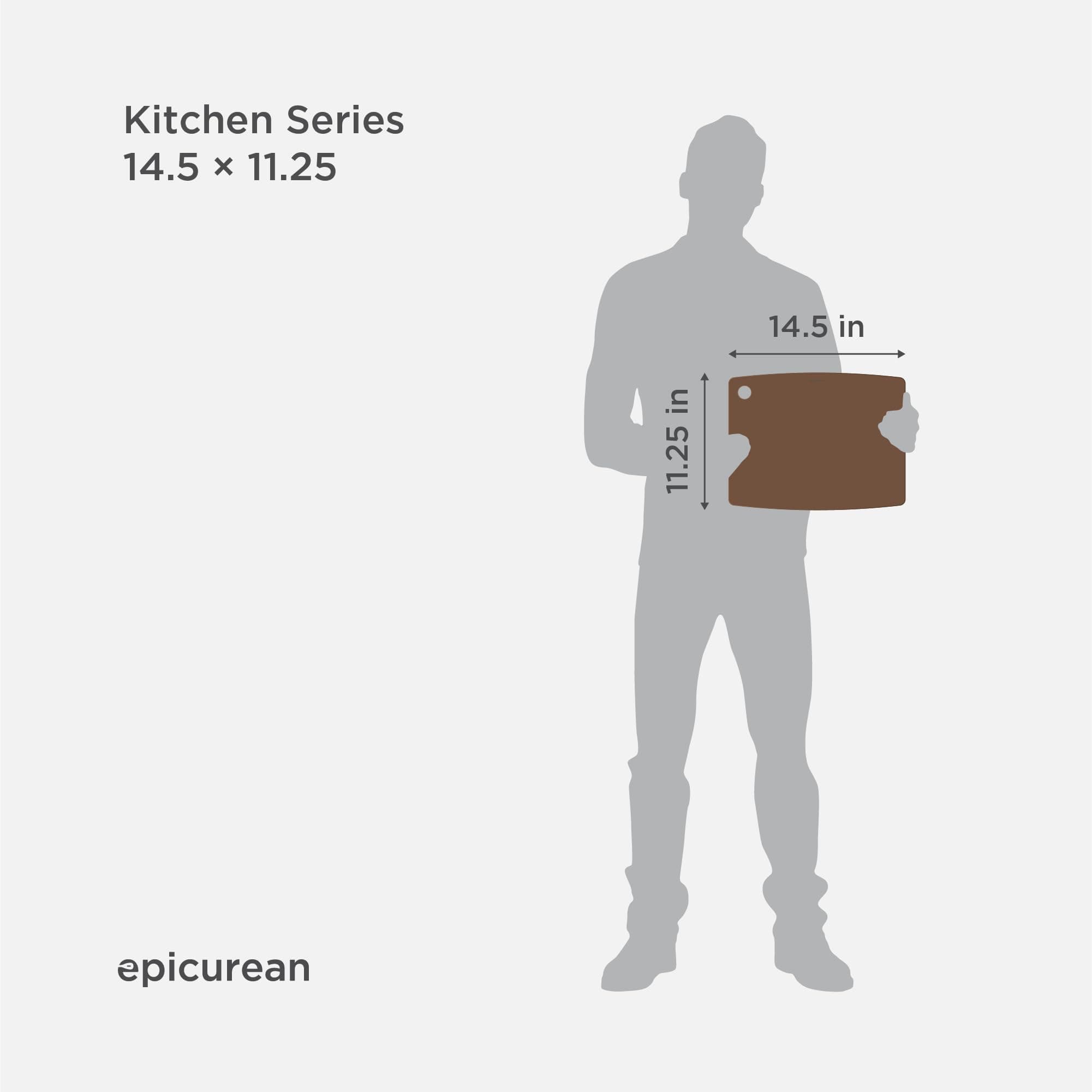 Epicurean Kitchen Series Cutting Board, 14.5 by 11.25-Inch, Nutmeg by Epicurean