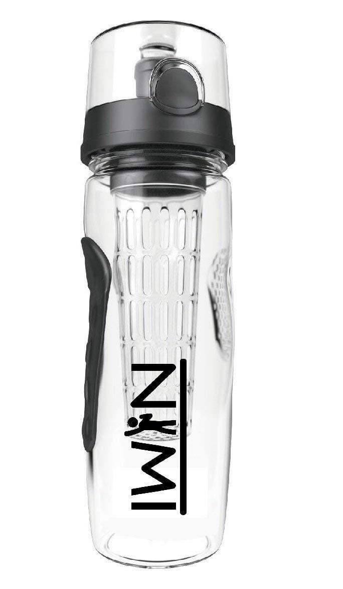 IWiN Water Bottle with Fruit Infuser Large 32 oz. (900ml)