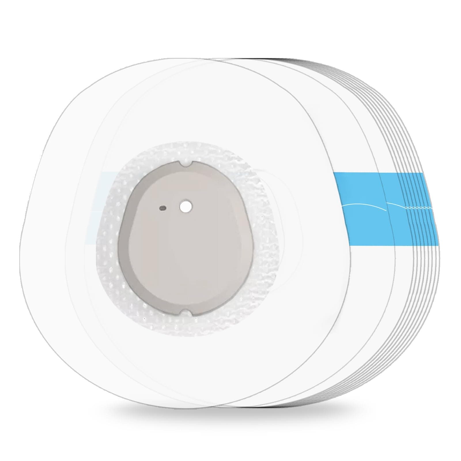 G7 Adhesive Patches Waterproof 45Pack Overpatch for G7 & Stelo Clear Latex-Free Overlay Patch Strong Adhesion Long Lasting 15+ Days Precut for Easy Use by One Hand Breathable Patch Skin Friendly