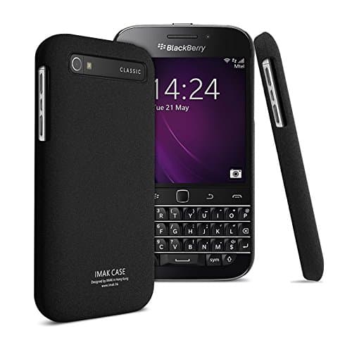 Blackberry Classic Case, Blackberry Q20 Case,PC Matte Cowboy Shell Thin Hard Shell for Blackberry Classic/Q20 (Black)
