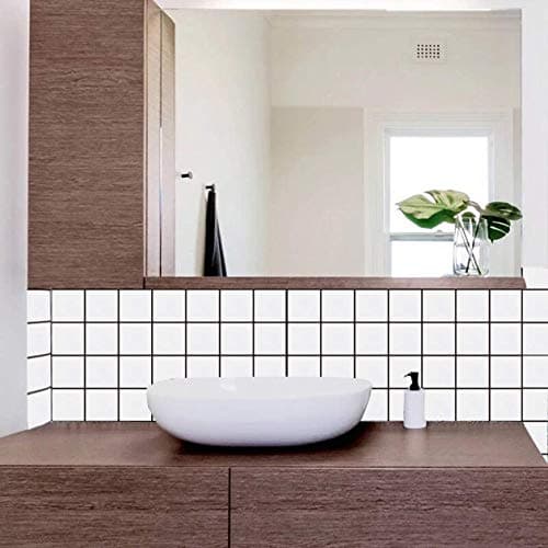 Peel and Stick 3D Tile Backspalsh | Self Adhesive Stick on Wall Tiles Sticker Subway Tile for Kitchen Bathroom Home Improvement - 10 X 10 Inch, 6 Pcs