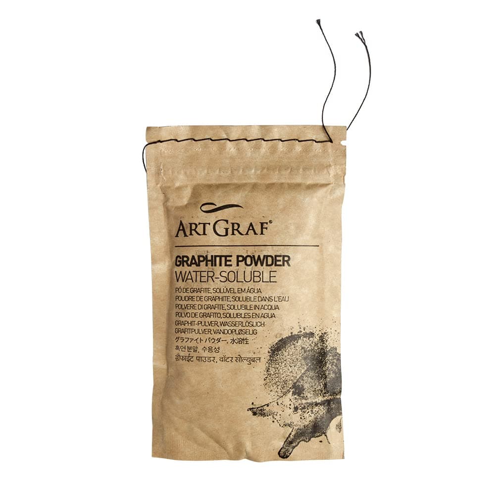 Art Graf Graphite Powder Water Soluble 100g Bag Grey