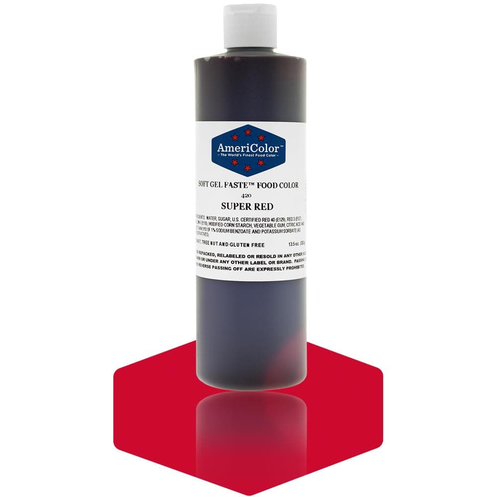 AmeriColor Food Color Super Red 13.5 Oz