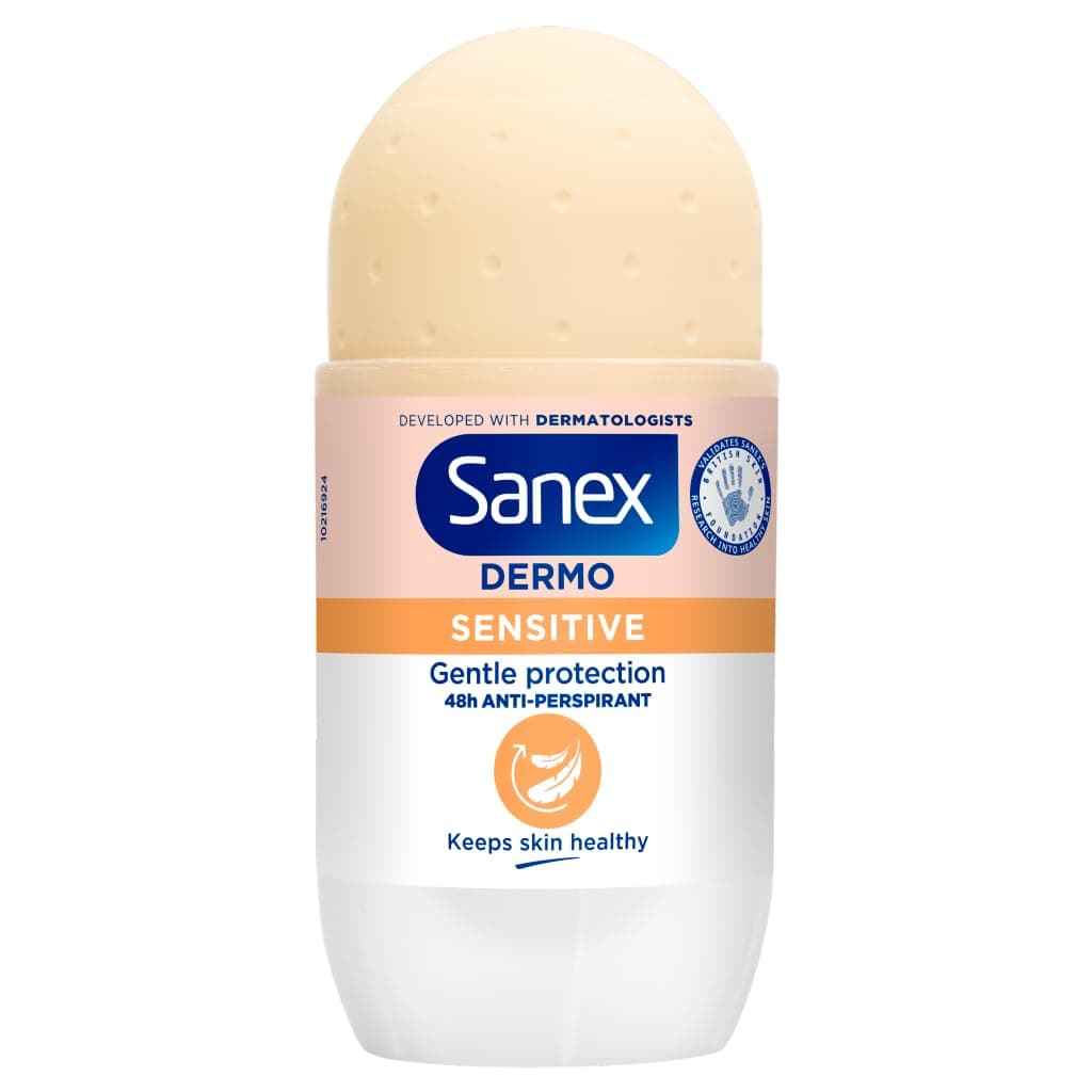 Sanex 50ml Dermo Sensitive Extra Cool Roll On Deodorant
