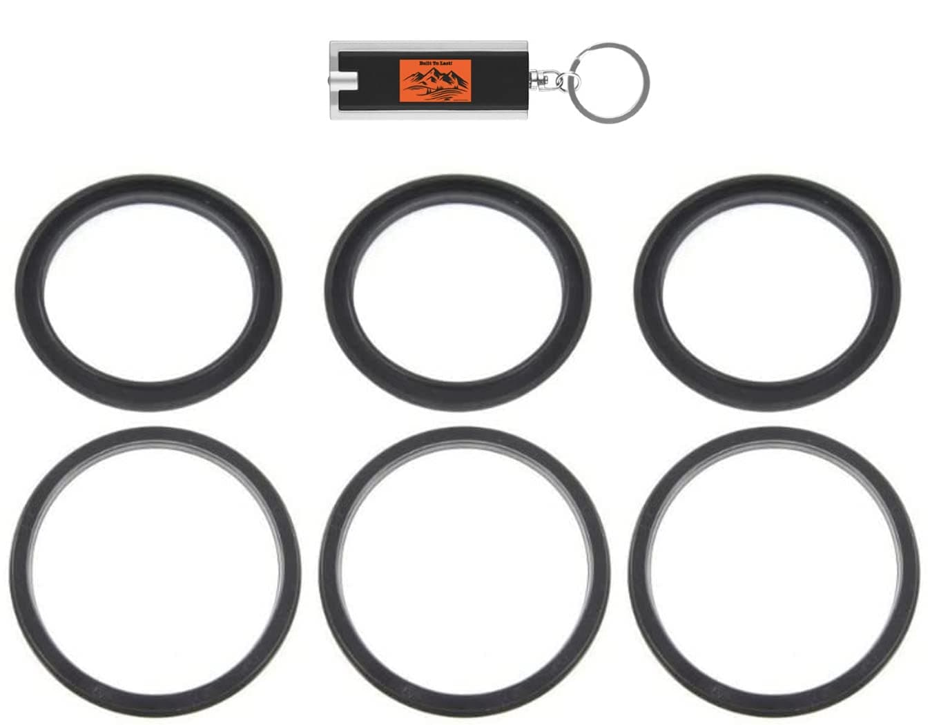 3 Sets of Hunter PGP Seal Replacement Kit for Rotors 253400, 3 Riser Seals (181500) and 3 Spring Seats (189900), Compatible with All PGP and PGP Ultra Rotors with Included LED Keychain Light