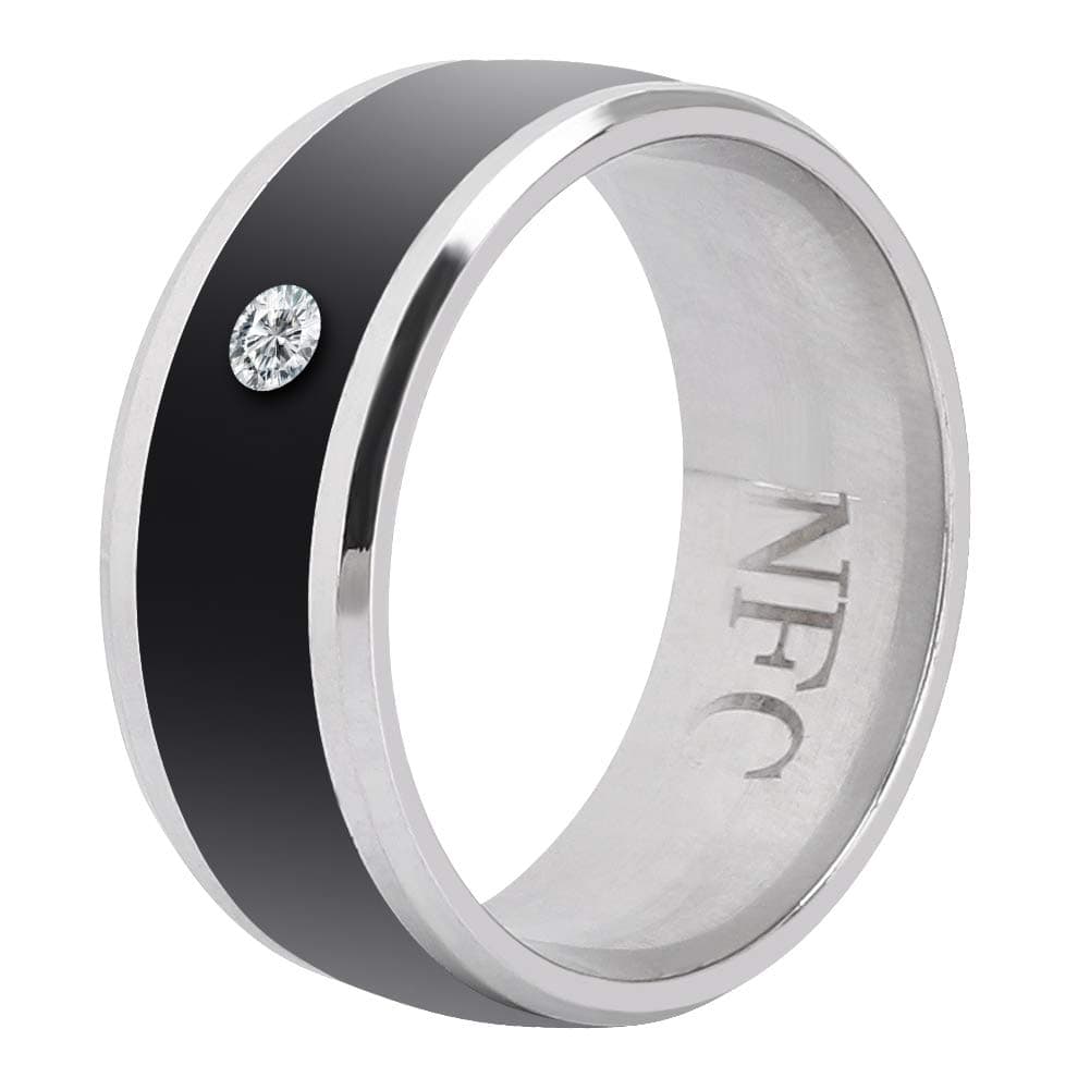 Smart Ring, NFC Multi-Function Smart Rings Magic Wearable Device Universal for Mobile Phone, Connecte To the Mobile Phone Function Operation and Sharing Of Data(size7)
