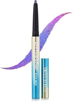 Holographic Shimmery Pencil Eyeliner – Waterproof, Smudge-Proof & Long-Lasting Creamy Formula with Multichrome Effect, Easy Glide, Shade: Milky Way, 0.2 g