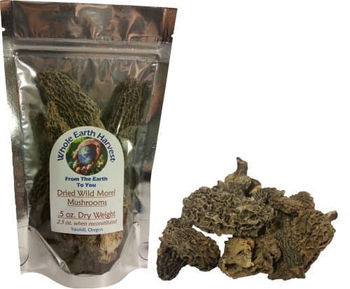 Whole Dried Morel Mushrooms 1/2 Ounce