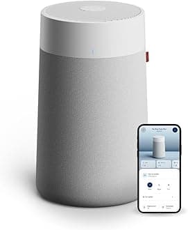 Blueair Blue Max 3450i Smart WiFi Air Purifier Alexa Enabled,HEPASilent Combination Filter Up To 103m² Rooms Removes 99.97% Pollen,Dust,Mould,Bacteria, Viruses,Activated Carbon Reduces VOCs,Odours
