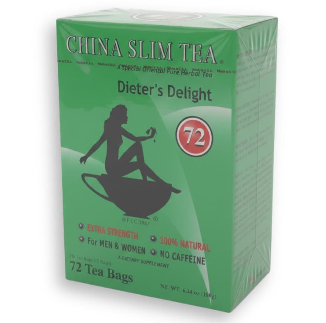 Dieter's Delight 72 Tea Bags (NET WT 6.34 OZ (180 g) Made in USA