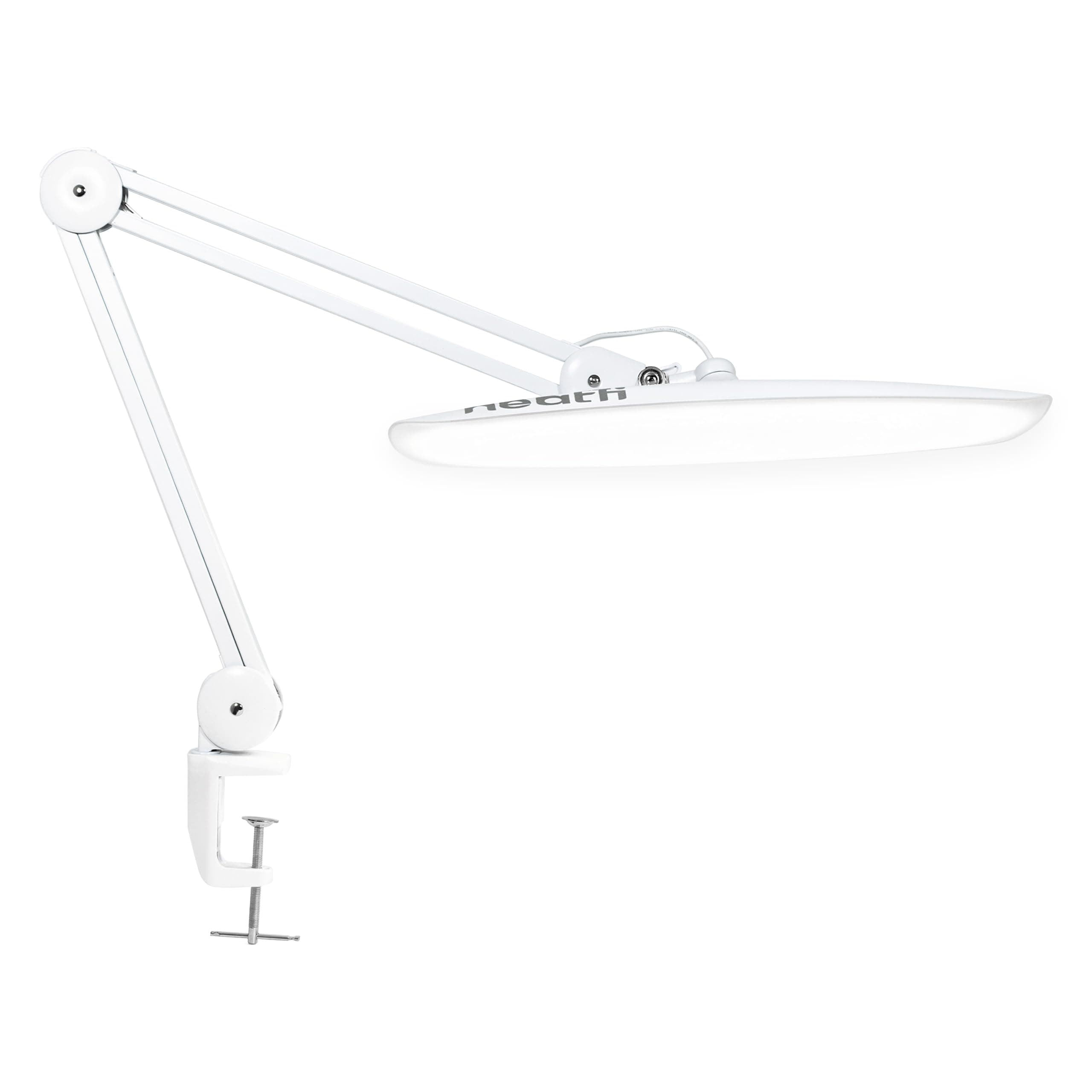 Neatfi XL 2,200 Lumens Adjustable LED Desk Lamp & Task Lamp - Bright, Dimmable Lighting for Office, Crafts, Nails & Hobbies with Clamp (Non-CCT, White)