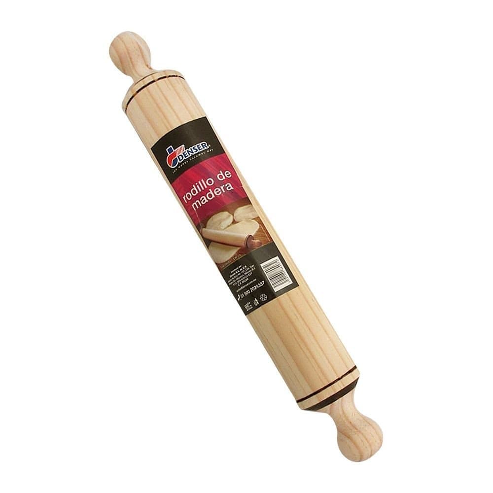 Classic Wood Rolling Pin for Baking Dough Pizza Pie Cookies