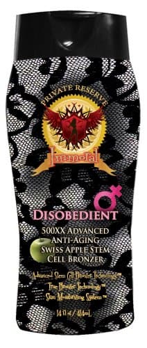 Disobedient for Women Tanning Lotion