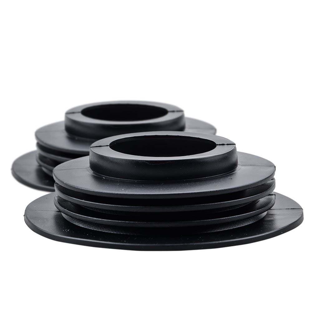 WERISE 2 x Car LED Headlight Universal Rubber Housing Seal Cap Retrofit Dust Dustproof Cover Conversion Kit H4 H13 (B Universal Style)