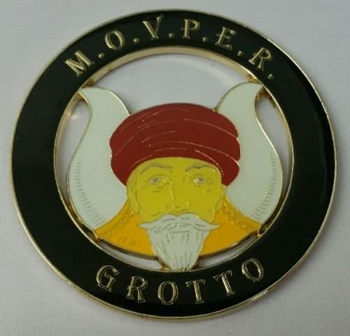 Mason Square Market M.O.V.P.E.R. Grotto Cut-Out Car Emblem