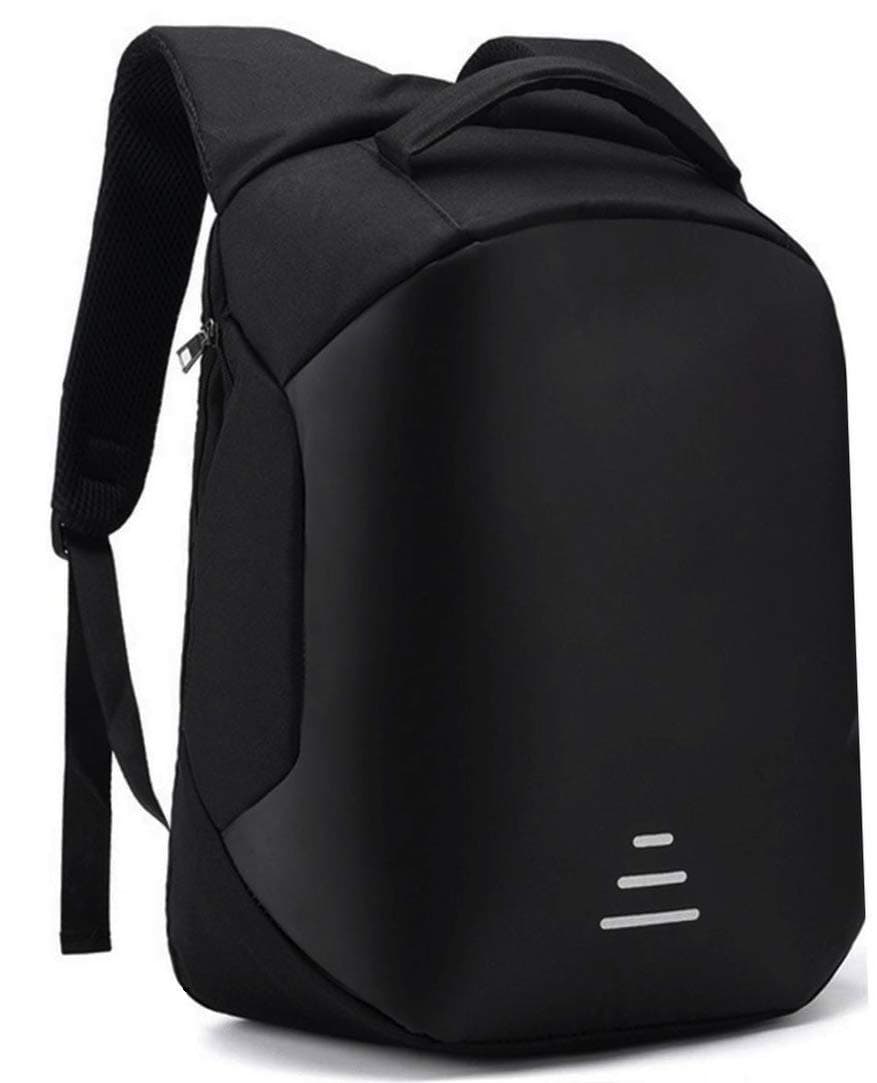Smart Anti Theft Backpack Waterproof 15.6 Inch Laptop Bagpack USB Charging Port 30 Ltrs Travel Hiking Fashion Business Bag for Men Women Unisex School College Office (Black)