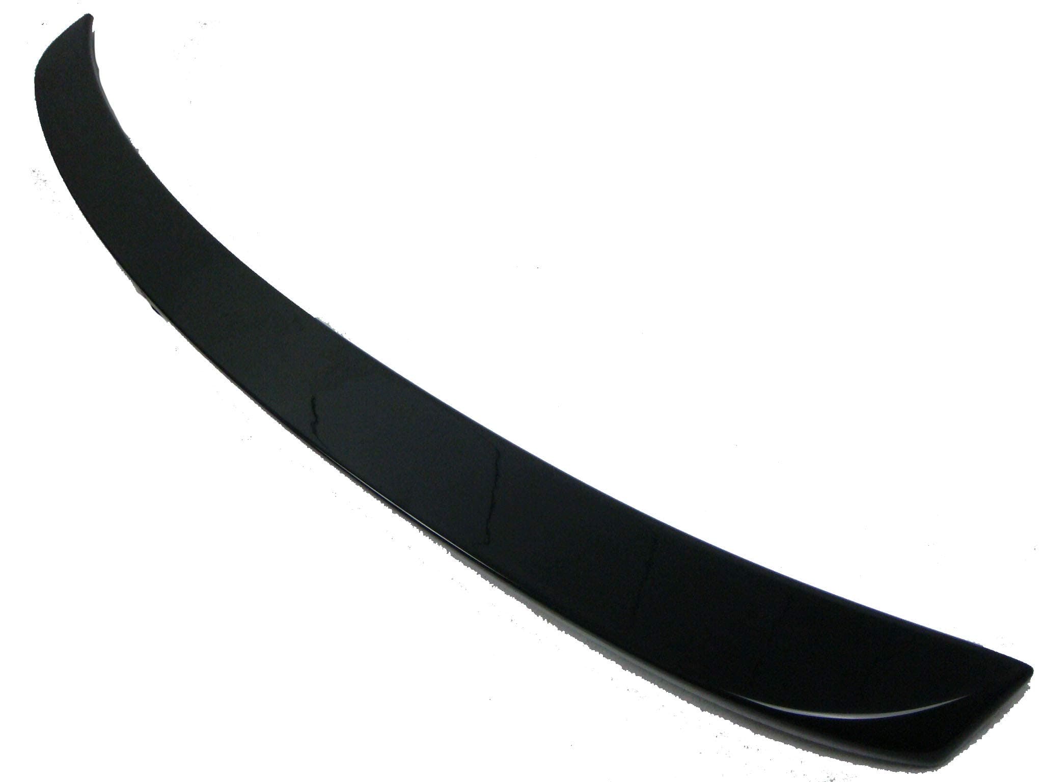 autopartsTW Compatible with 2003-2009 E-Class W211 Sedan Rear Trunk Boot Spoiler L Type Painted #040 Black