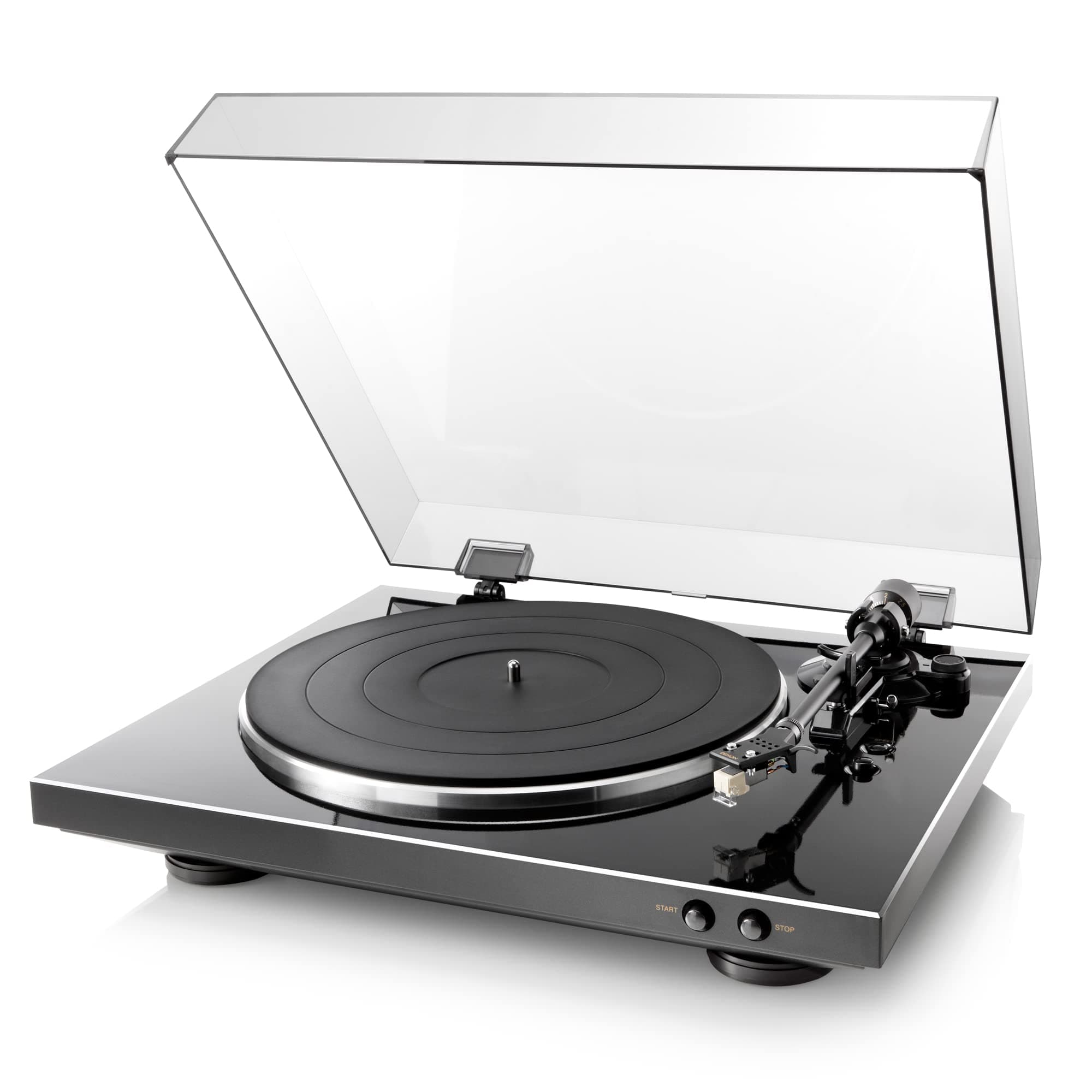 Denon DP-300F Fully Automatic Analog Turntable & Vinyl Record Player with Built-in Phono Equalizer | Turntables for Vinyl Records | Unique Tonearm Design | Hologram Vibration Analysis | Slim Design