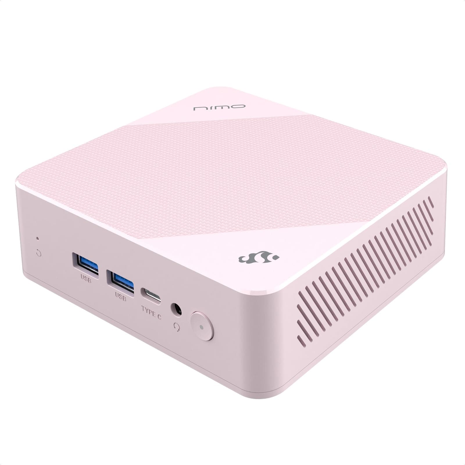 NIMO Mini PC Desktop, 12th Gen N100(Beat i3 1115G4) Mini Desktop Computers with USB3.2 BT5.2 WiFi 6, 8GB RAM 1TB SSD 4K Triple-Monitor Display Micro Computer for Student Home Office