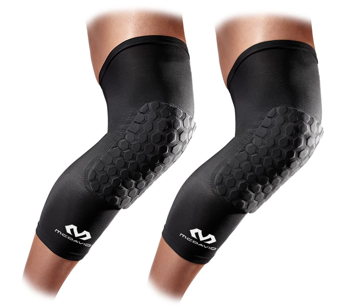 Compression Knee Sleeves with Knee Pads for Men and Women - In several colors - Designed for playing basketball