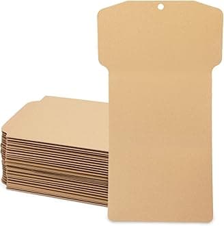 T Shirt Folder Board - Brown 17 x 30 in 24-Pack - Shirt Folding Board & Clothes Folder for Retail Display Stand