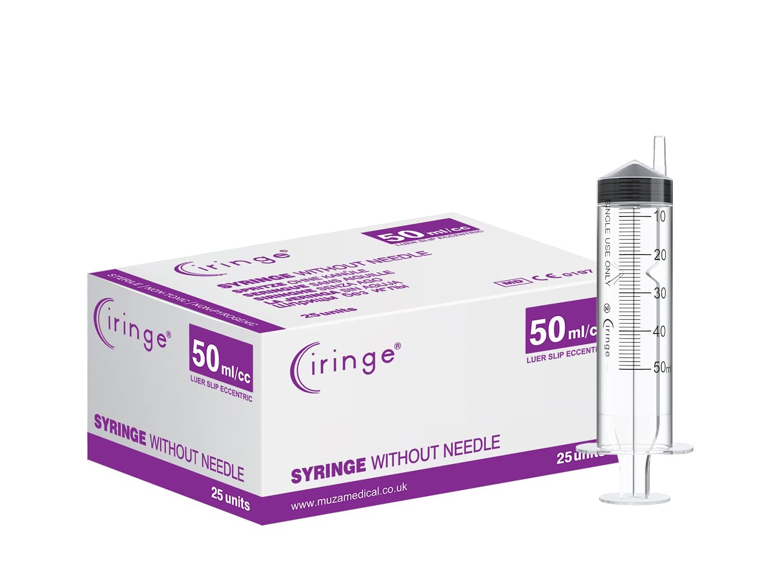 50 ml Syringe - Pack of 25