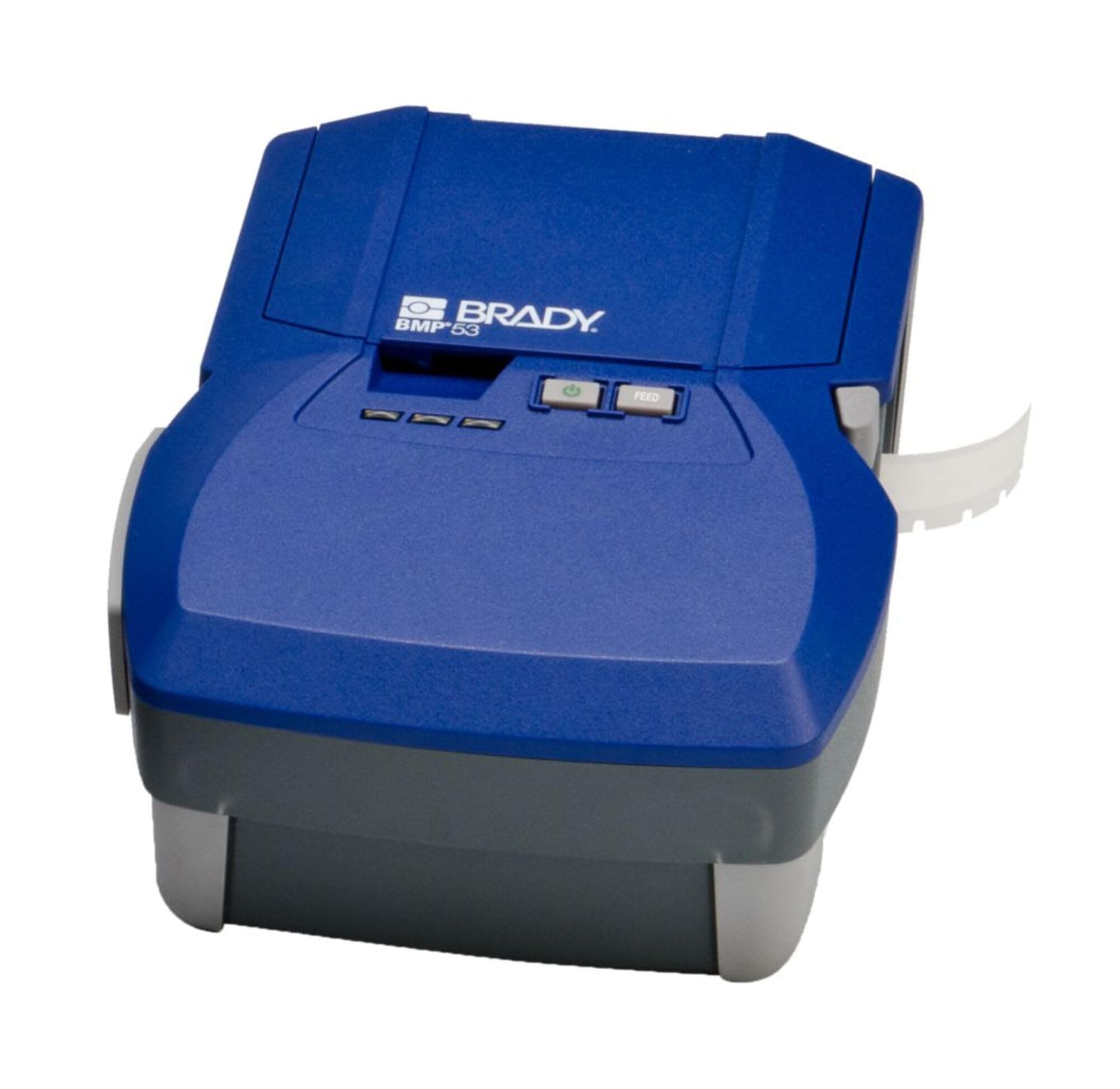 Brady M-131-492 Polyester B-492 Black on White Label Maker Cartridge, 1/2" Width x 1" Height, For BMP51/BMP53 Printers