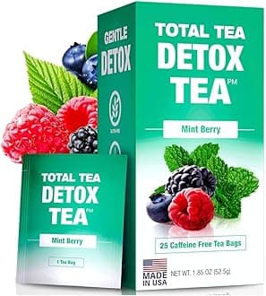Slimming Detox Tea for a Healthy Weight Support - Caffeine Free - Herbal Tea with Chamomile, Hibiscus, Ginger Root for Colon Cleanse - Natural Fruit Tea for Digestive Health