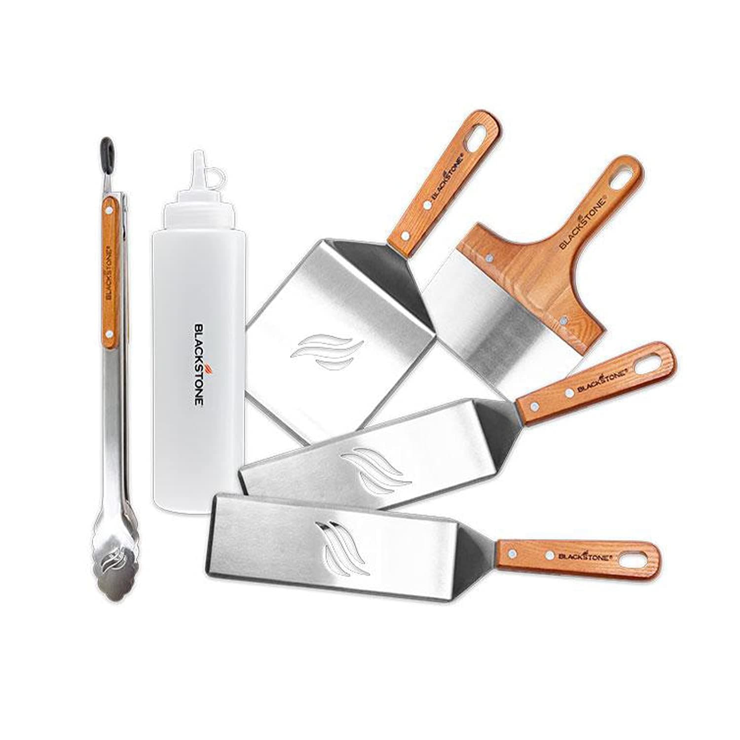 Blackstone 5069 6-Piece Deluxe Spatula Griddle Kit, Black