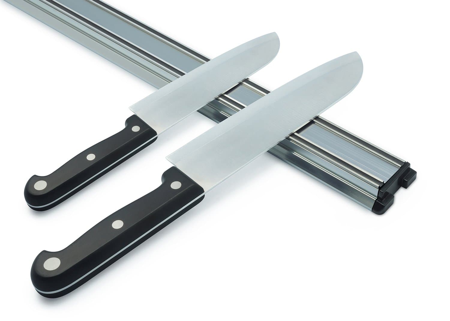 Decker Kitchenware 18 Inch Aluminum Magnetic Knife Strip for Kitchen Knives and Scissors - Professional and Multi-purpose Knife Holder